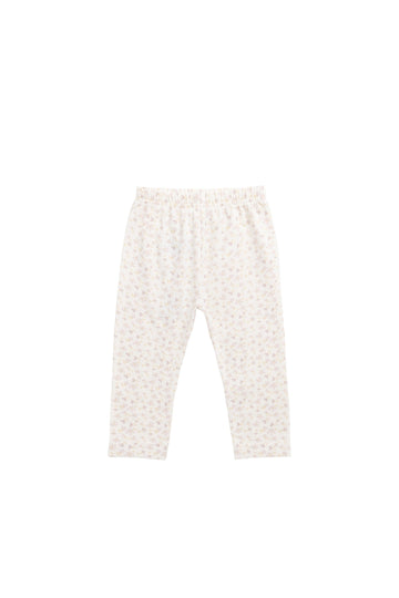 Organic Cotton Everyday Legging - Aries Mauve Childrens Legging from Jamie Kay Australia