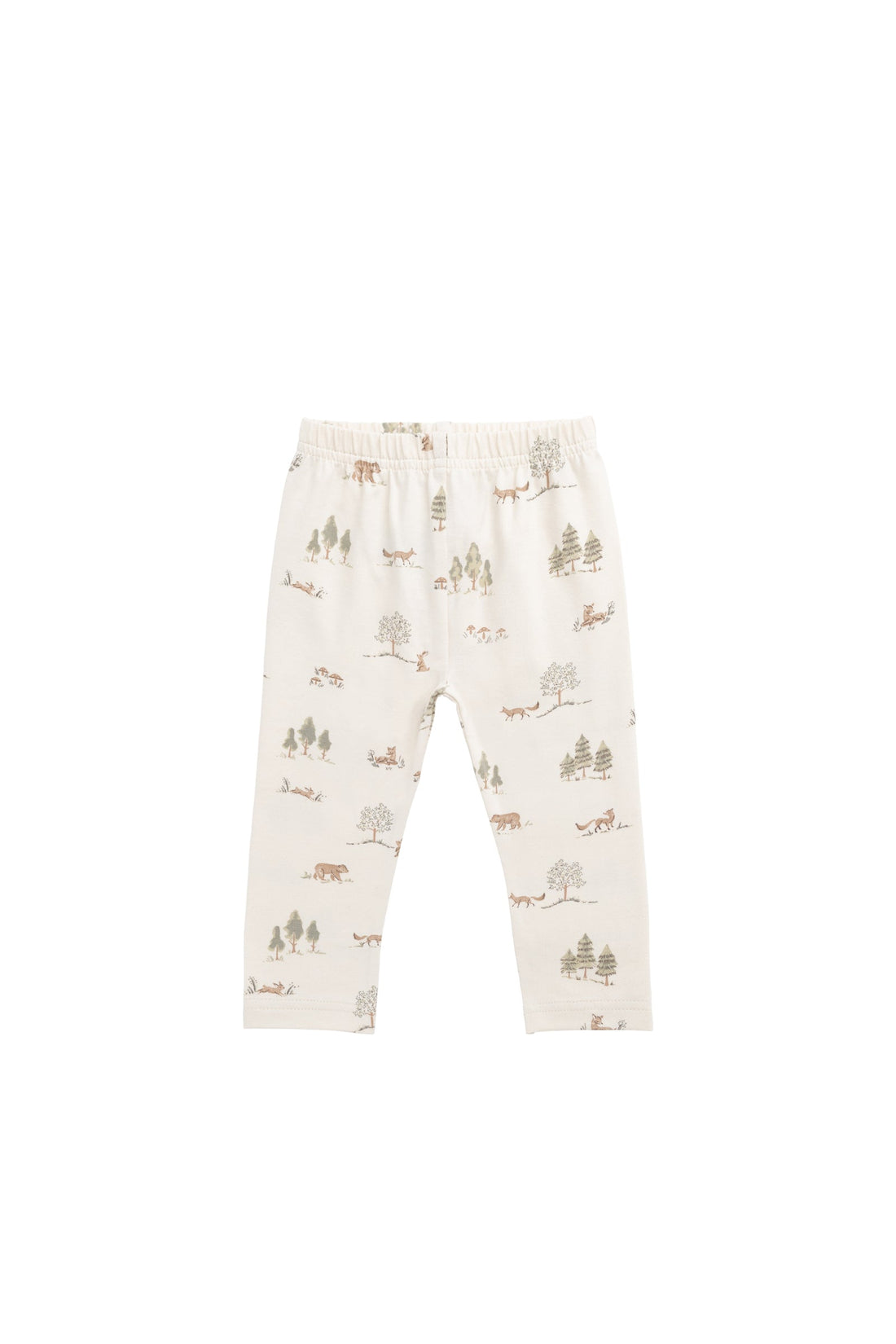 Organic Cotton Everyday Legging - Pine Forest Friends Childrens Legging from Jamie Kay Australia
