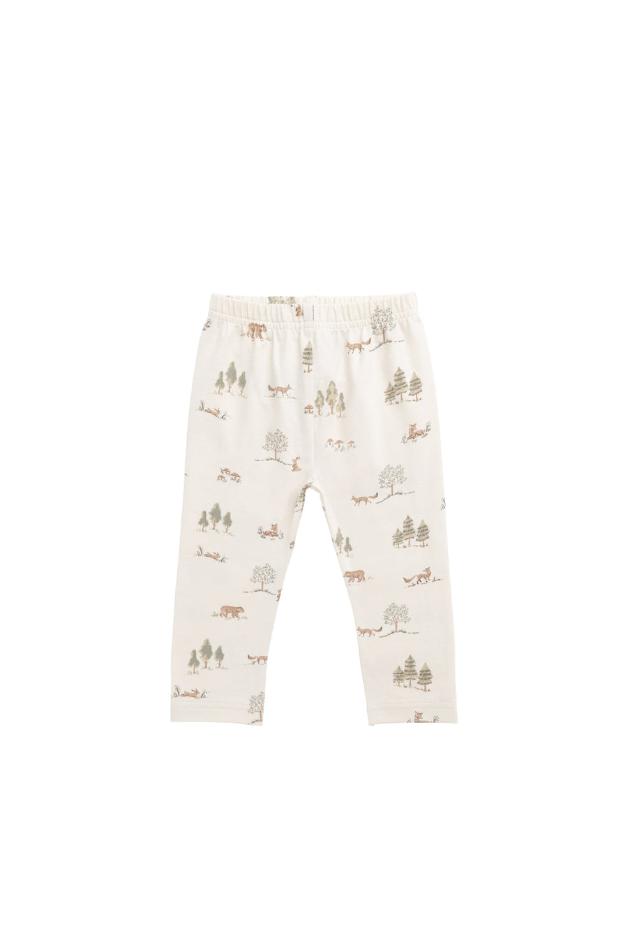 Organic Cotton Everyday Legging - Pine Forest Friends Childrens Legging from Jamie Kay Australia
