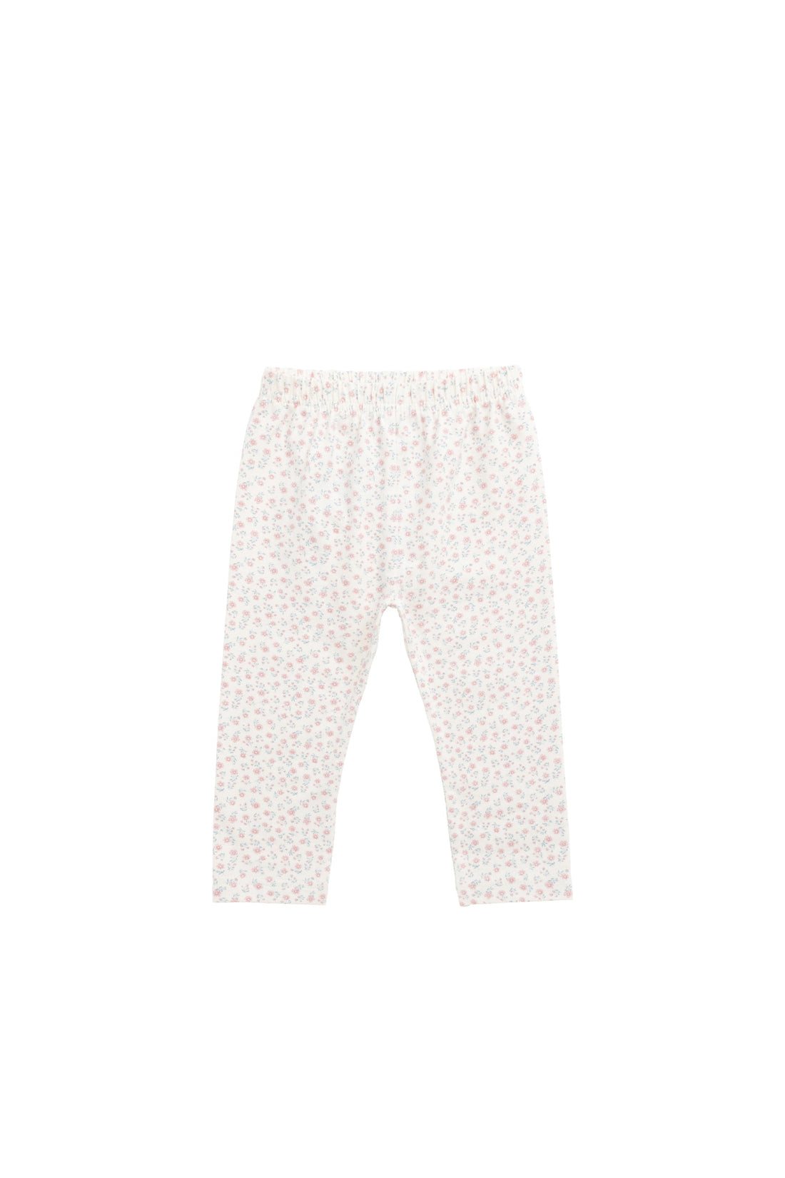 Organic Cotton Everyday Legging - Posy Garden Pink Childrens Legging from Jamie Kay Australia