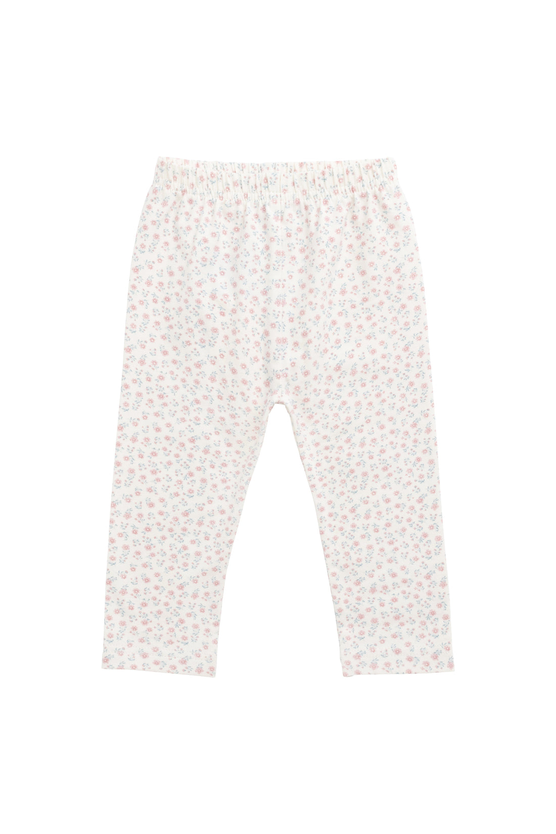 Organic Cotton Everyday Legging - Posy Garden Pink Childrens Legging from Jamie Kay Australia
