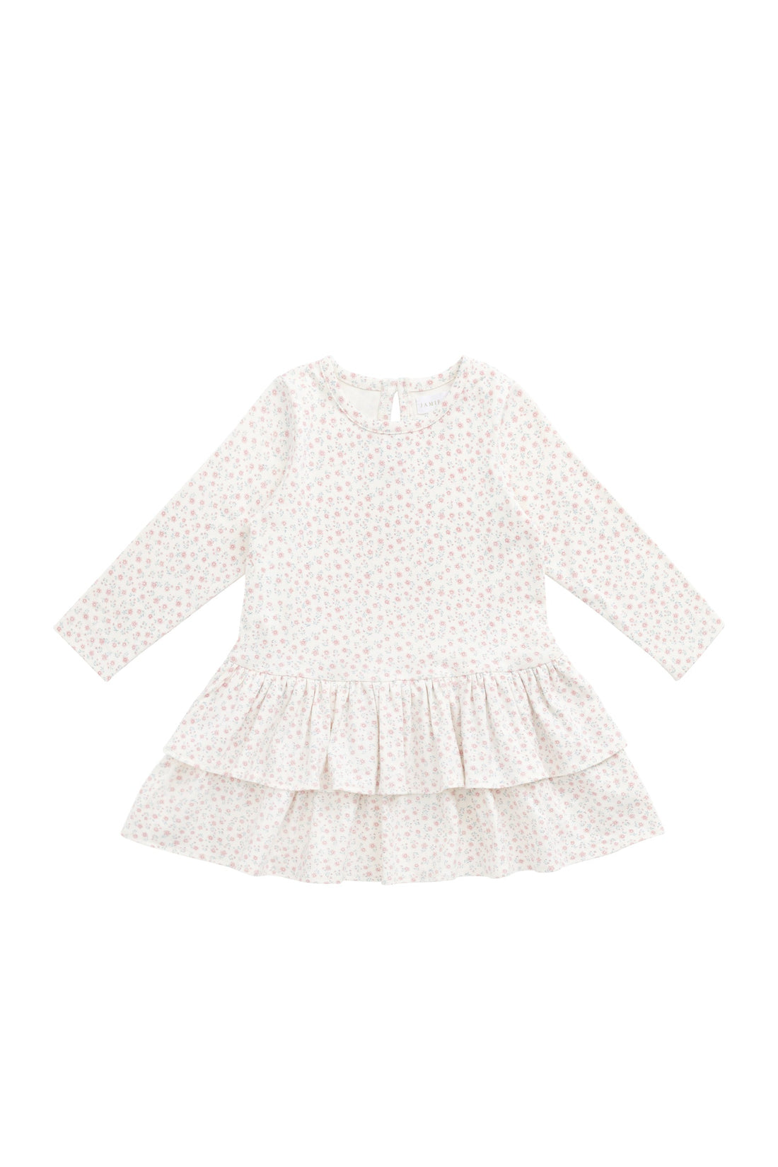 Organic Cotton Fayette Dress - Posy Garden Pink Childrens Dress from Jamie Kay Australia
