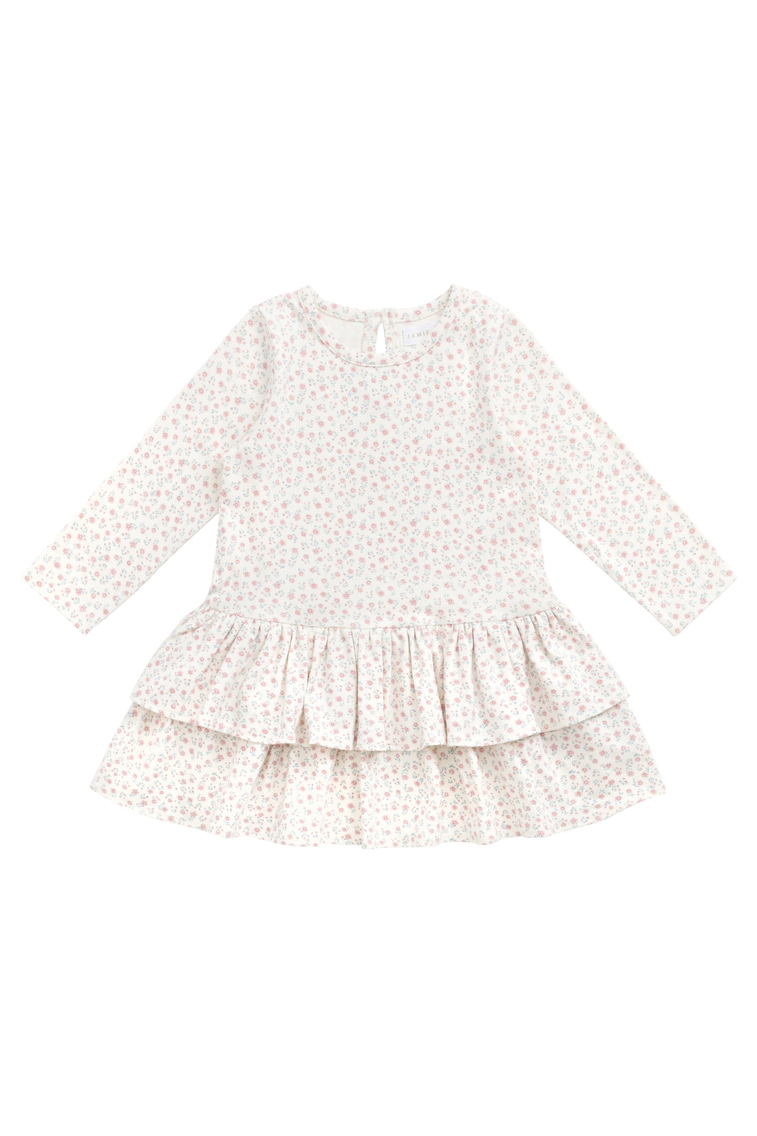Organic Cotton Fayette Dress - Posy Garden Pink Childrens Dress from Jamie Kay Australia