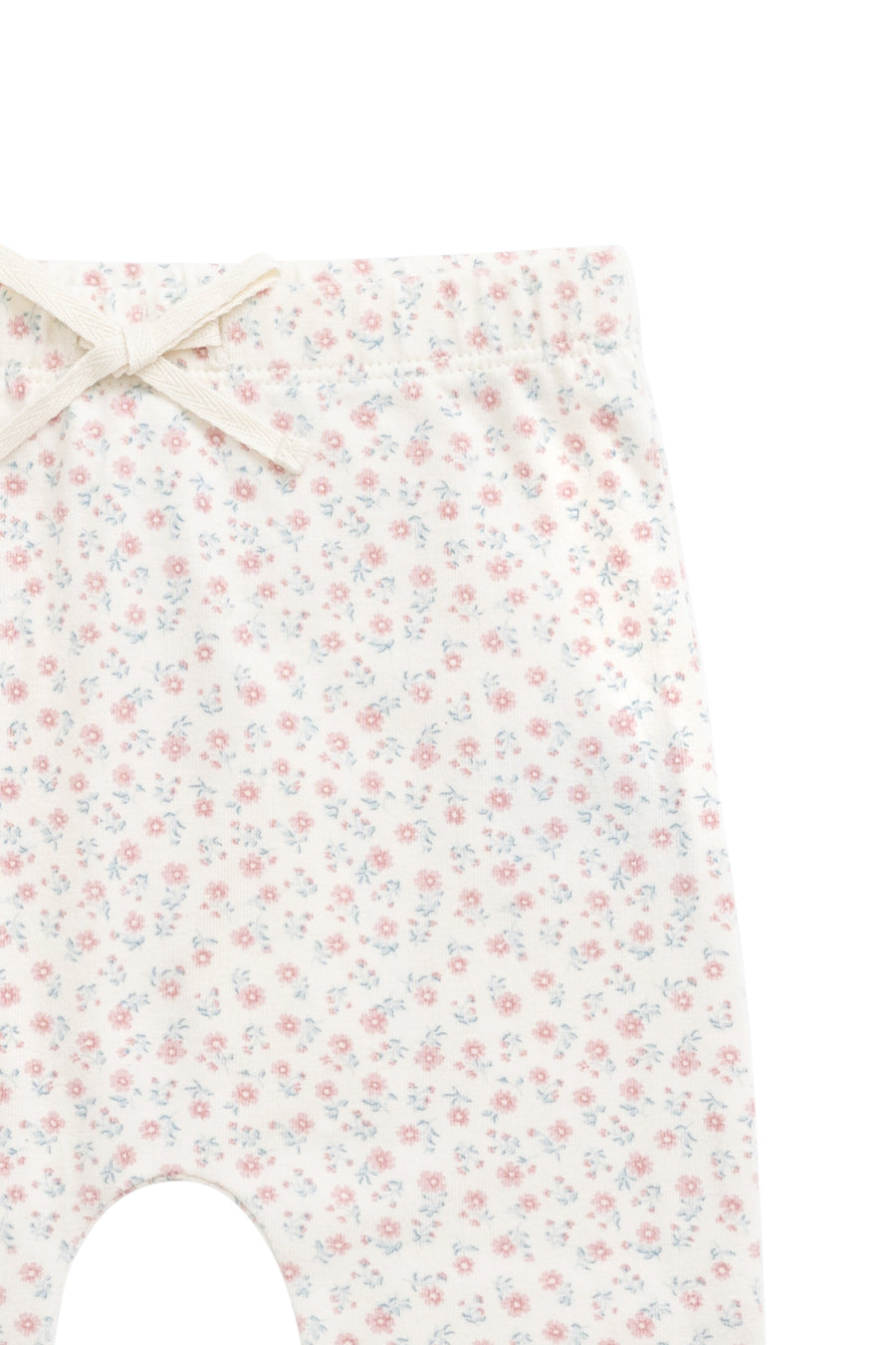 Organic Cotton Footed Pant - Posy Garden Pink Childrens Pant from Jamie Kay Australia