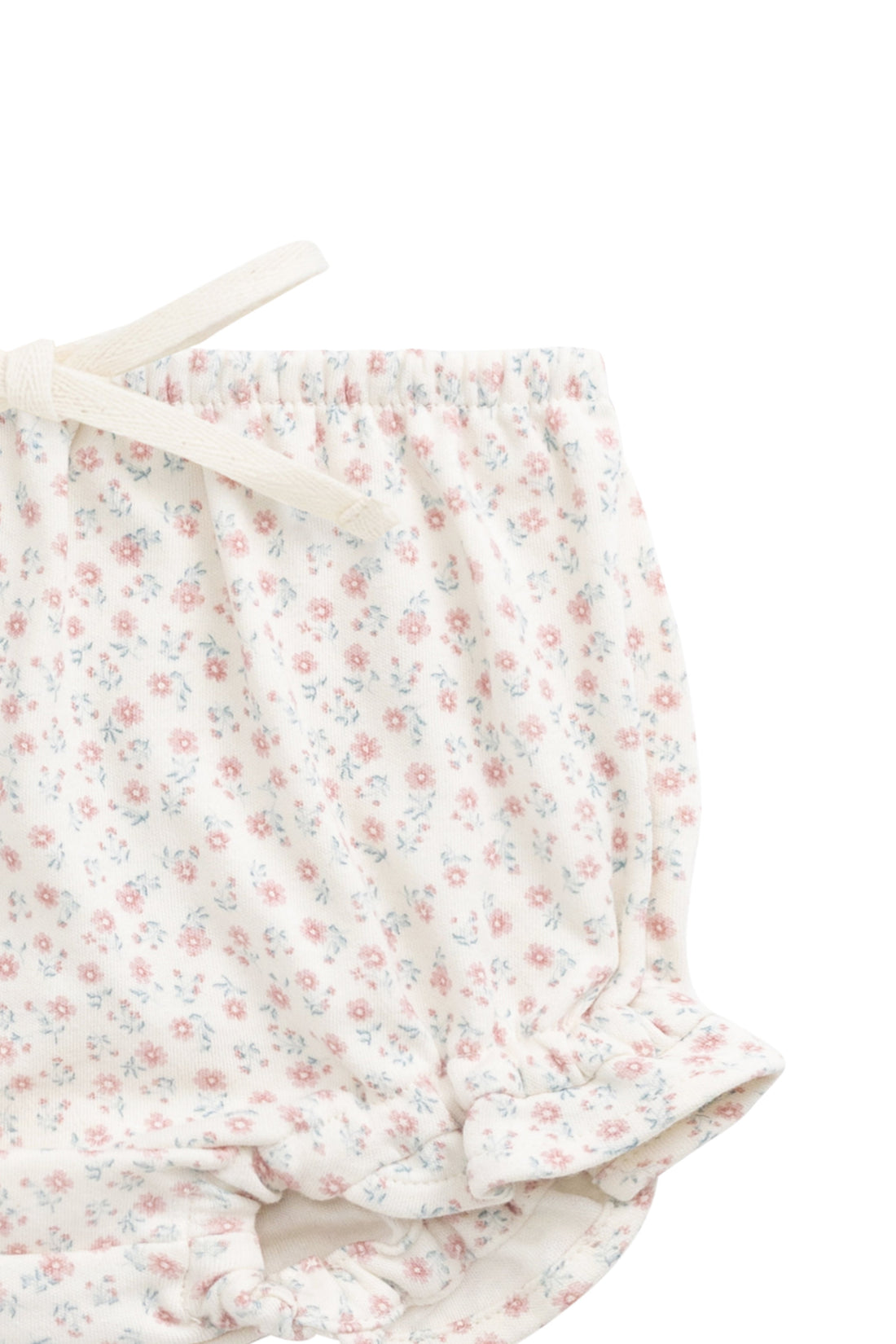 Organic Cotton Frill Bloomer - Posy Garden Pink Childrens Bloomer from Jamie Kay Australia