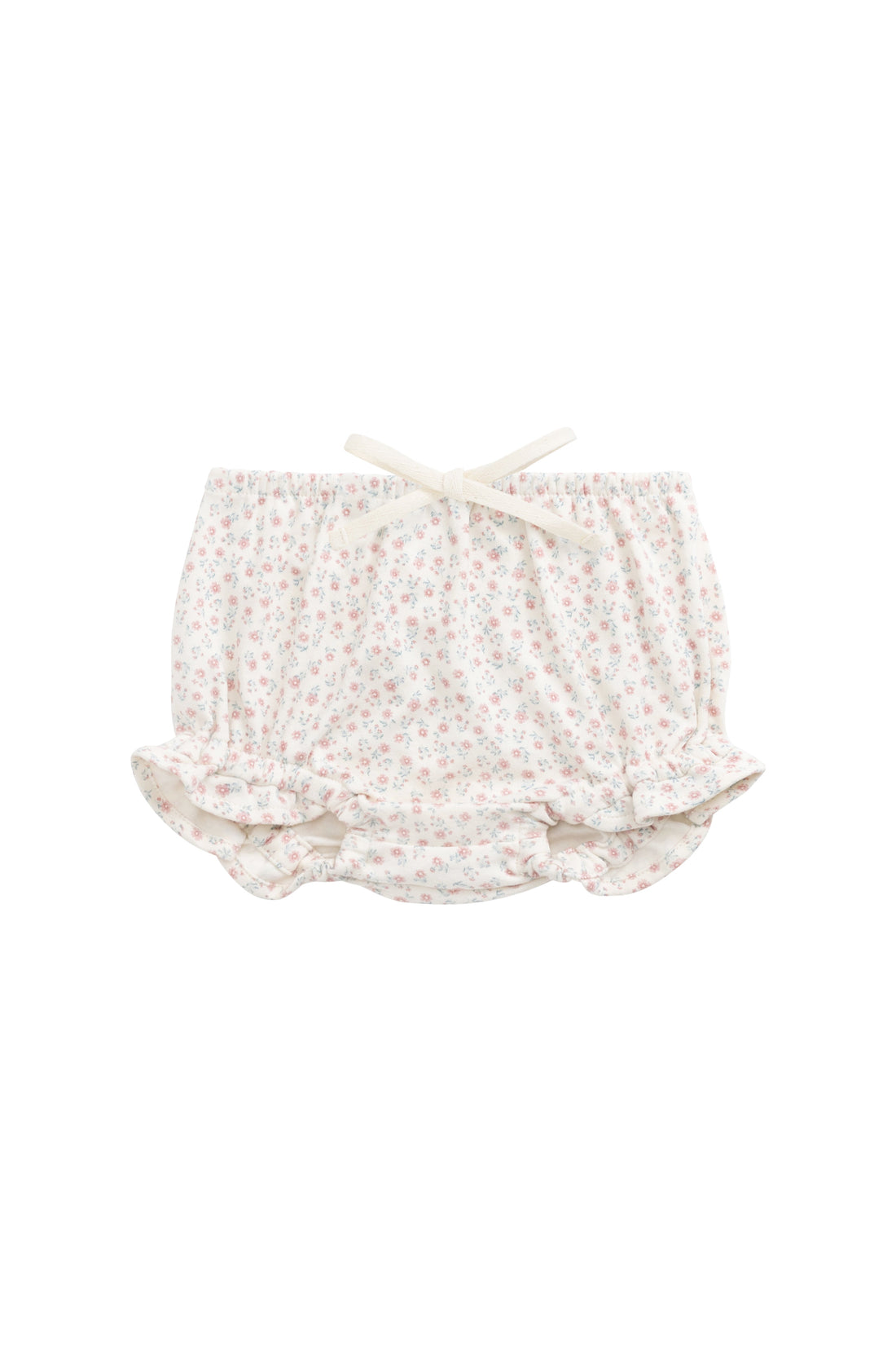 Organic Cotton Frill Bloomer - Posy Garden Pink Childrens Bloomer from Jamie Kay Australia