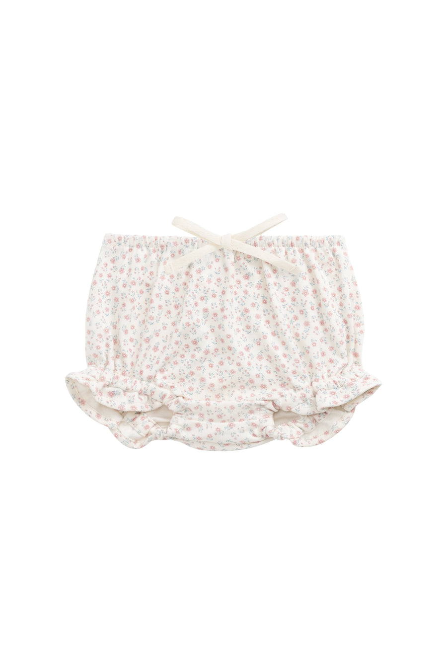 Organic Cotton Frill Bloomer - Posy Garden Pink Childrens Bloomer from Jamie Kay Australia