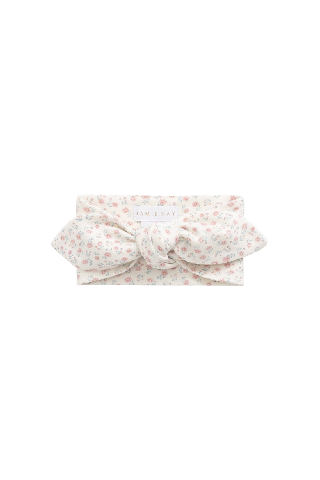 Organic Cotton Headband - Posy Garden Pink Childrens Headband from Jamie Kay Australia