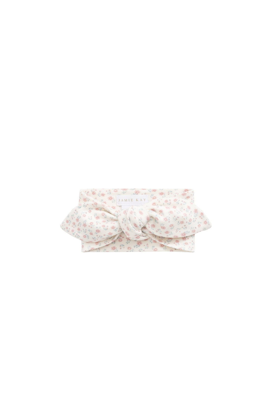 Organic Cotton Headband - Posy Garden Pink Childrens Headband from Jamie Kay Australia