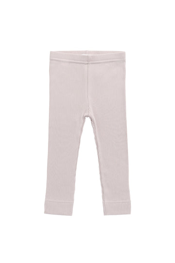 Organic Cotton Modal Everyday Legging - Violet Tint Childrens Legging from Jamie Kay Australia