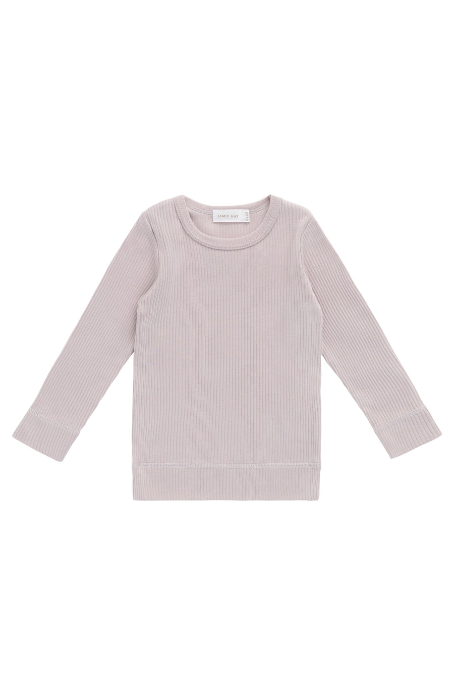 Organic Cotton Modal Marina Long Sleeve Top - Violet Tint Childrens Top from Jamie Kay Australia
