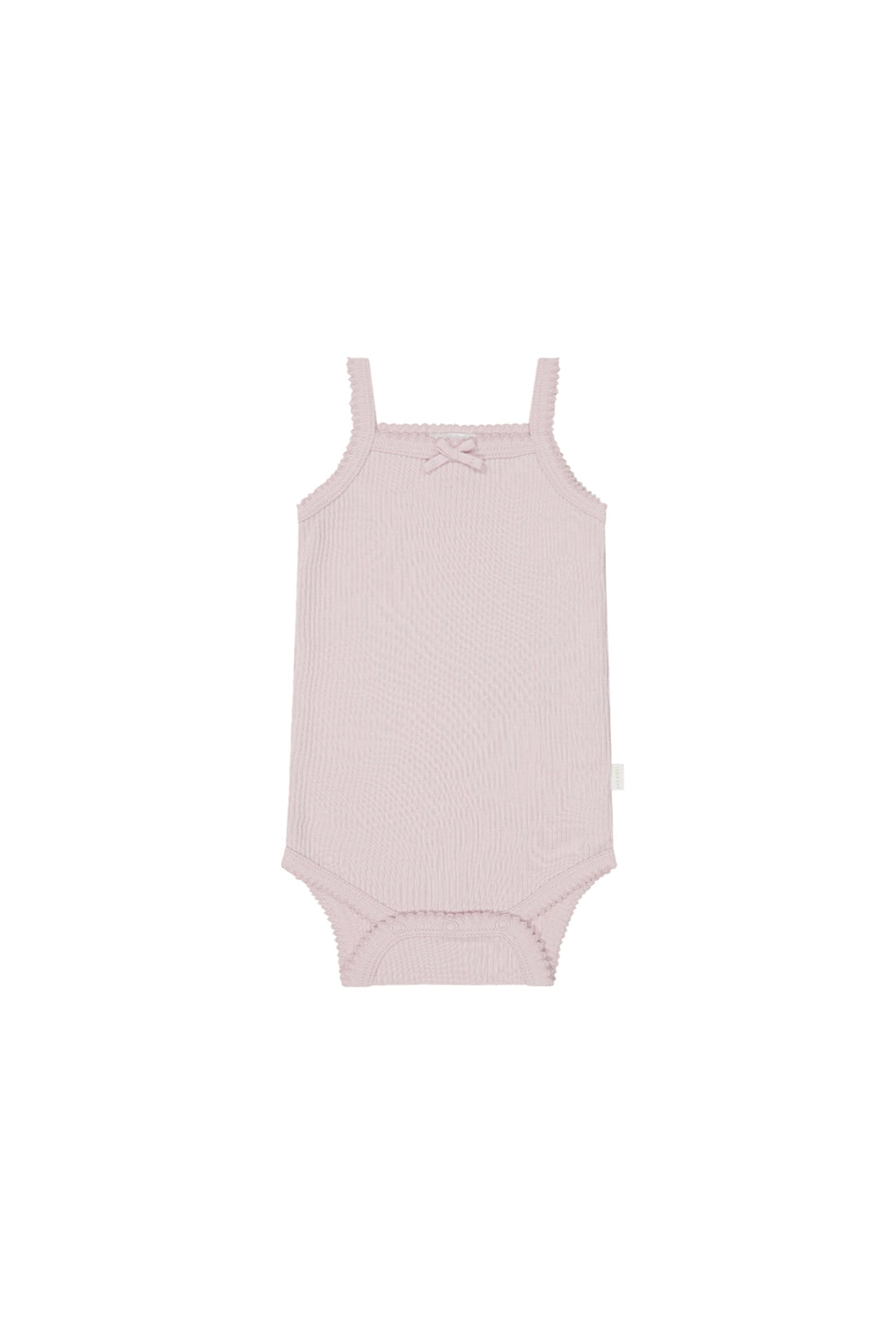 Organic Cotton Modal Singlet Bodysuit - Violet Tint Childrens Bodysuit from Jamie Kay Australia