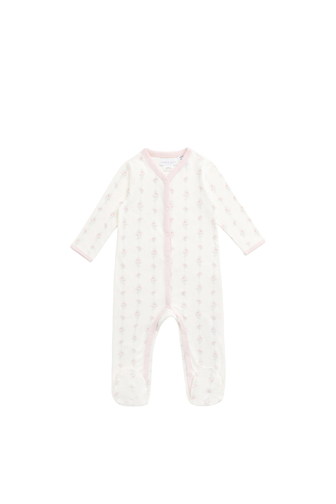 Organic Cotton Murphy Onepiece - Rose Trail Childrens Pyjama from Jamie Kay Australia