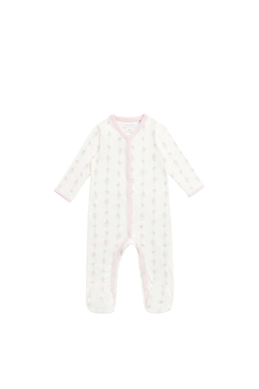 Organic Cotton Murphy Onepiece - Rose Trail Childrens Pyjama from Jamie Kay Australia