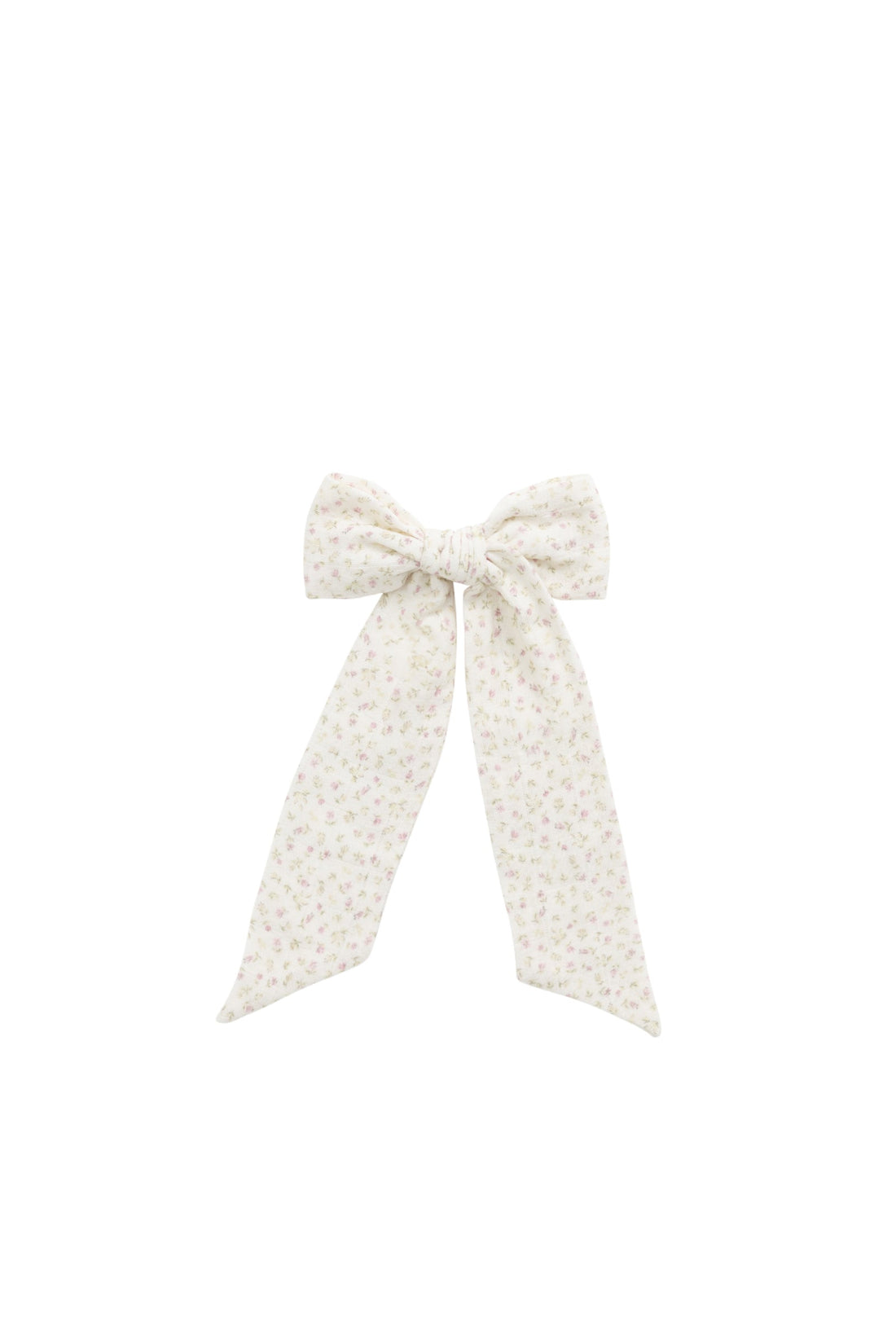 Organic Cotton Muslin Alora Bow - Pippa Pink Childrens Bow from Jamie Kay Australia