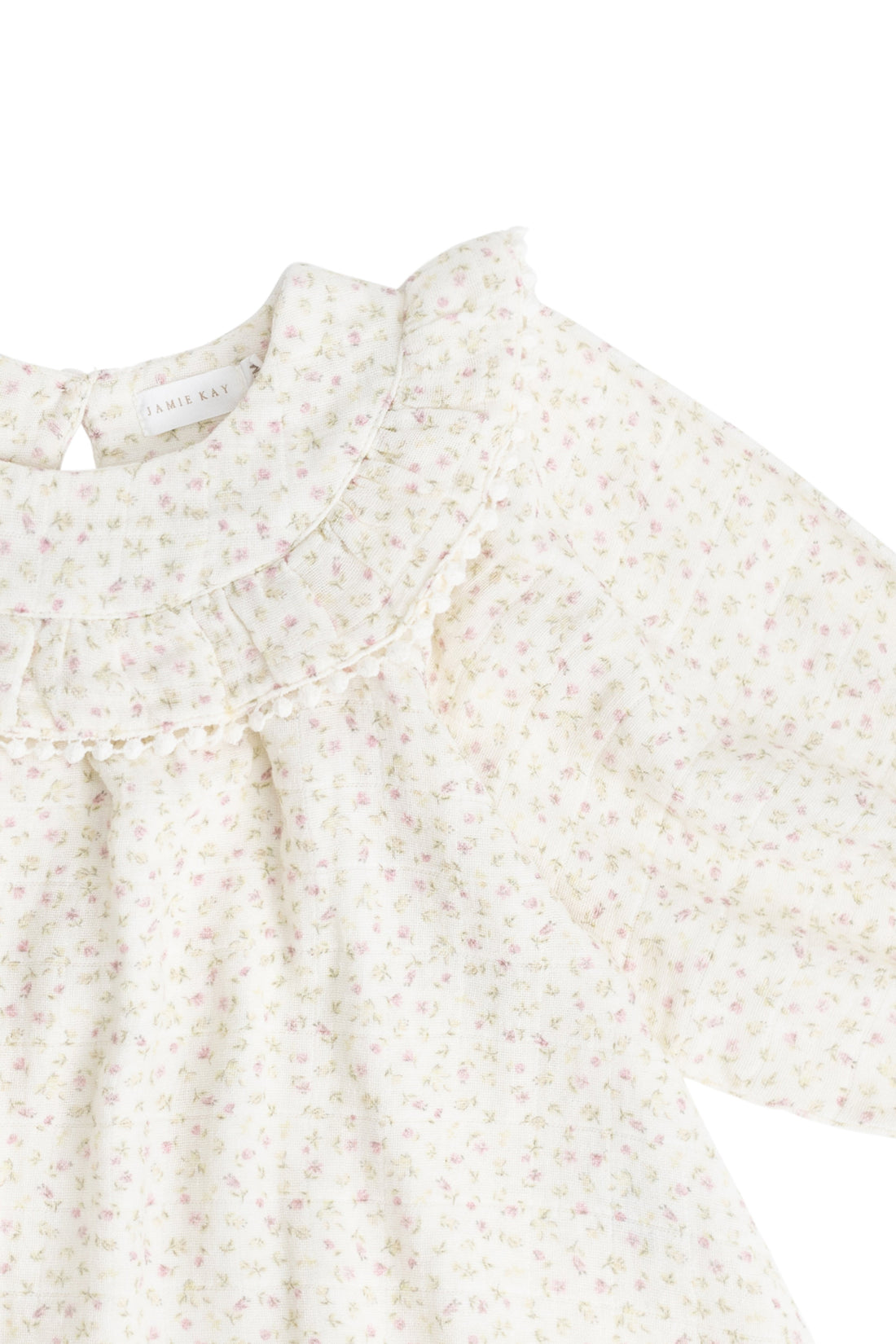 Organic Cotton Muslin Cleo Blouse - Pippa Pink Childrens Top from Jamie Kay Australia