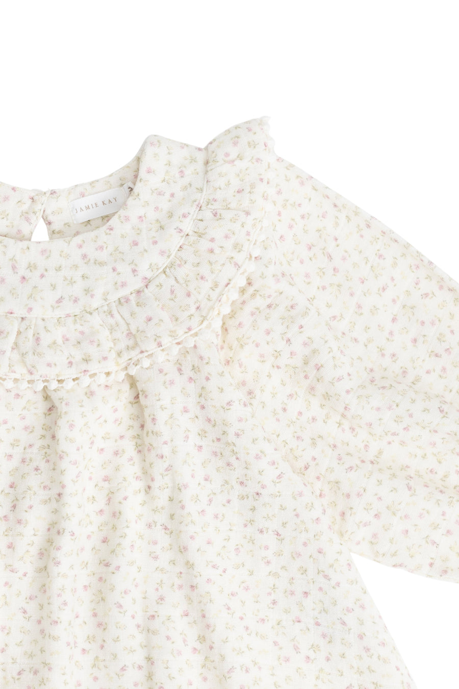 Organic Cotton Muslin Cleo Blouse - Pippa Pink Childrens Top from Jamie Kay Australia