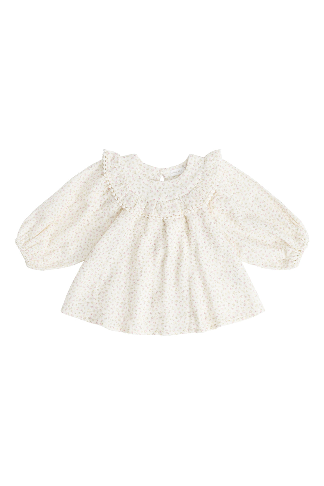 Organic Cotton Muslin Cleo Blouse - Pippa Pink Childrens Top from Jamie Kay Australia