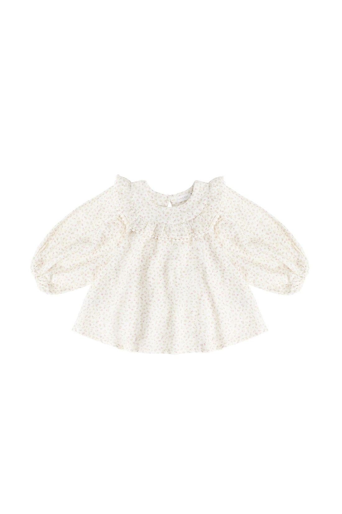 Organic Cotton Muslin Cleo Blouse - Pippa Pink Childrens Top from Jamie Kay Australia