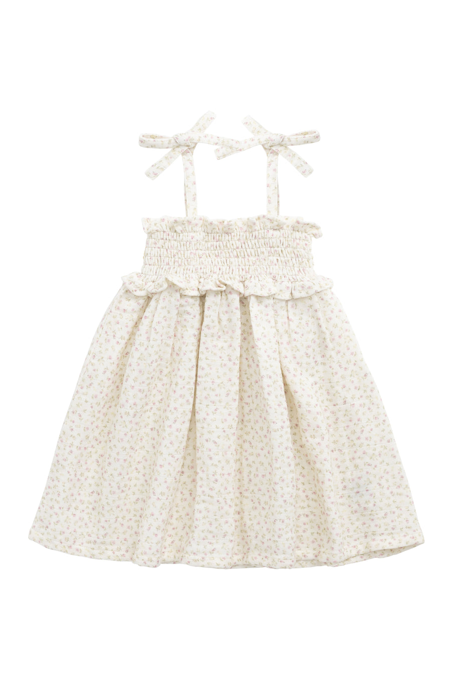 Organic Cotton Muslin Cleo Dress - Pippa Pink Childrens Dress from Jamie Kay Australia