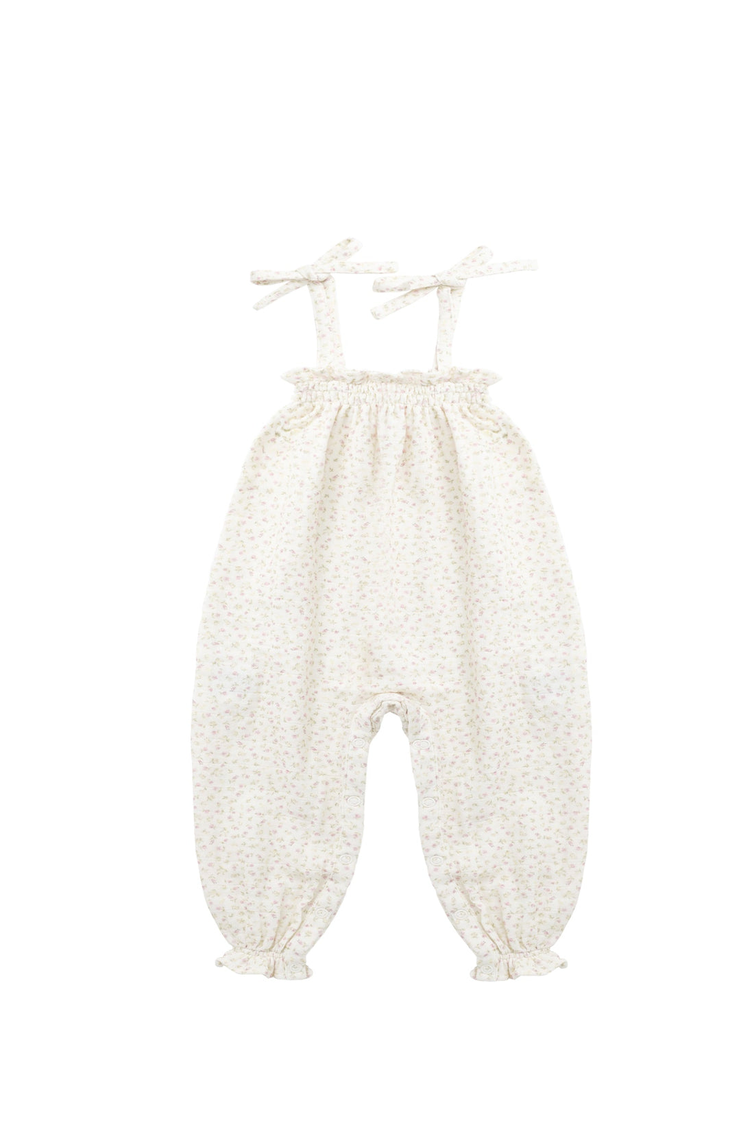 Organic Cotton Muslin Myla Jumpsuit - Pippa Pink Childrens Jumpsuit from Jamie Kay Australia