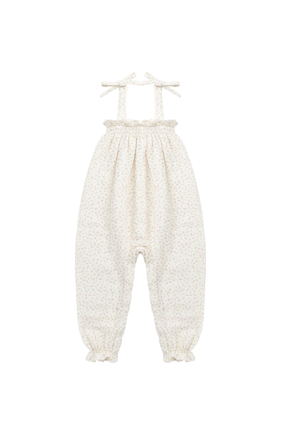 Organic Cotton Muslin Myla Jumpsuit - Pippa Pink Childrens Jumpsuit from Jamie Kay Australia