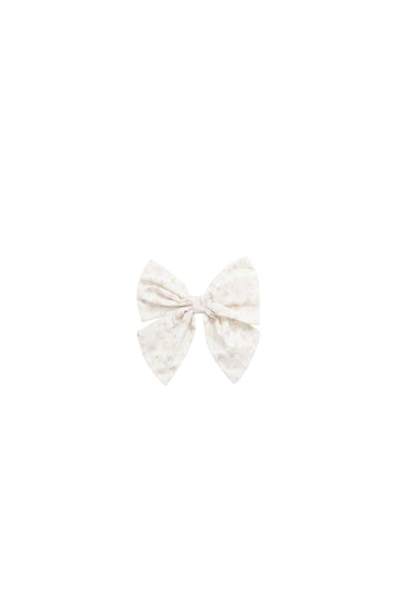 Organic Cotton Myla Bow - Aries Mauve Childrens Bow from Jamie Kay Australia