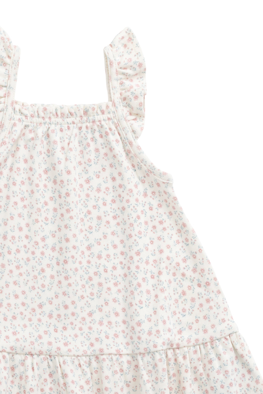 Organic Cotton Nelly Dress - Posy Garden Pink Childrens Dress from Jamie Kay Australia