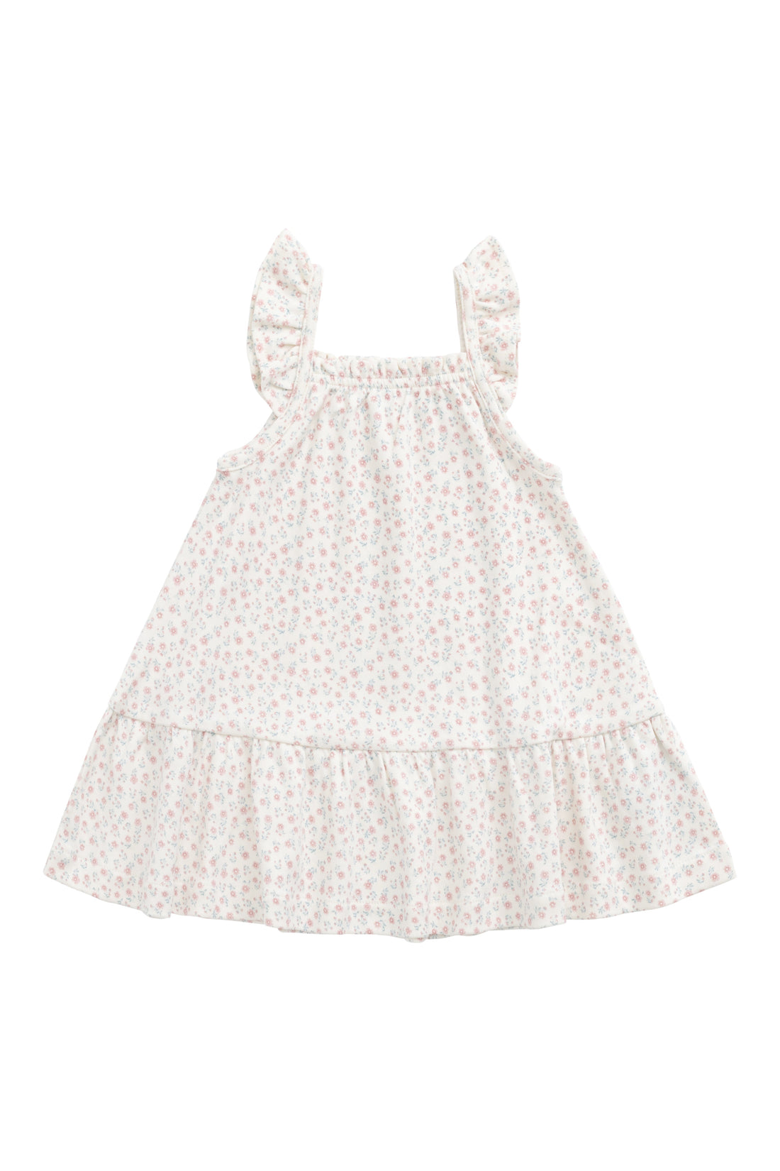 Organic Cotton Nelly Dress - Posy Garden Pink Childrens Dress from Jamie Kay Australia