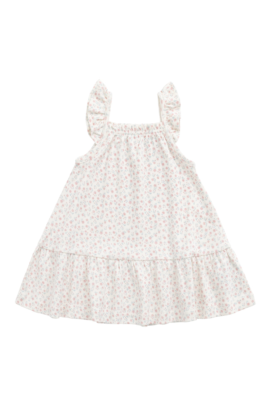Organic Cotton Nelly Dress - Posy Garden Pink Childrens Dress from Jamie Kay Australia