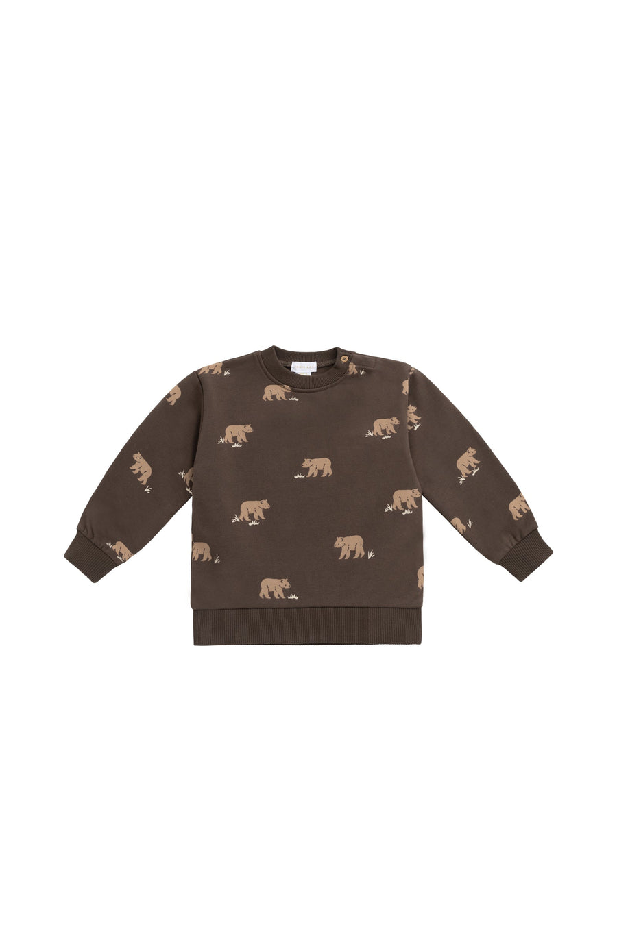 Organic Cotton Peyton Sweatshirt - Bear Buddies Canteen Childrens Top from Jamie Kay Australia