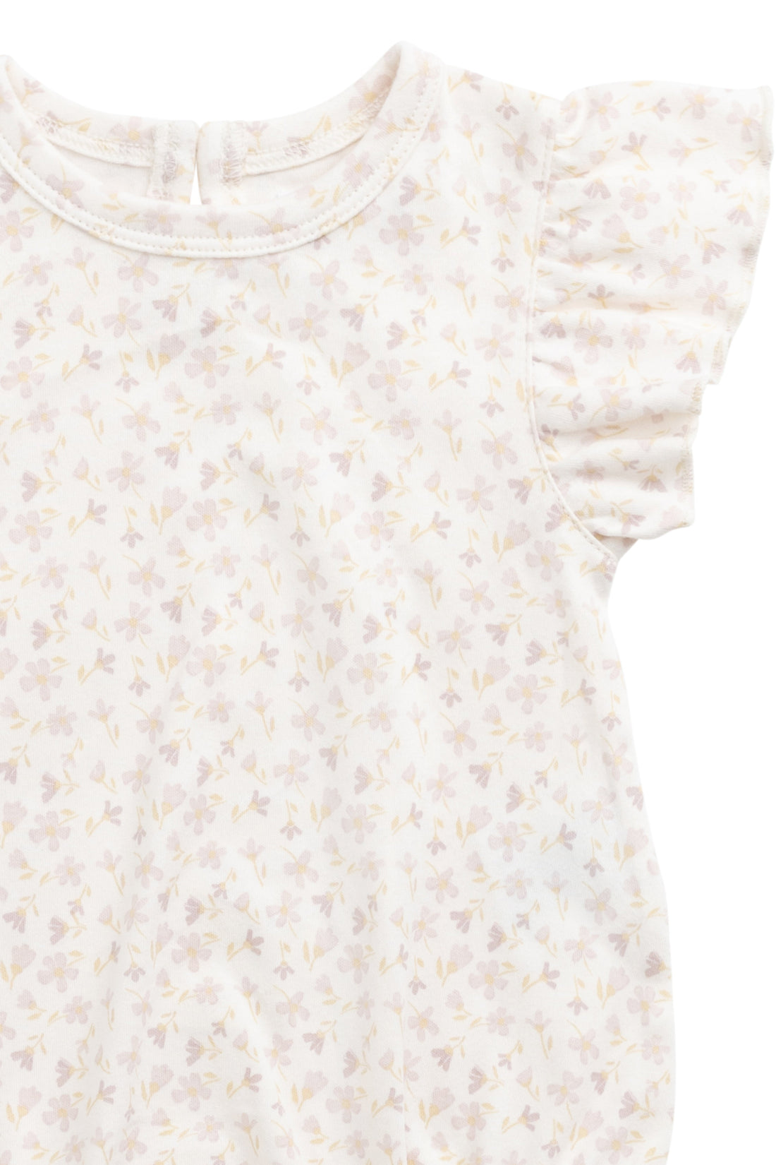 Organic Cotton Sage Onepiece - Aries Mauve Childrens Onepiece from Jamie Kay Australia