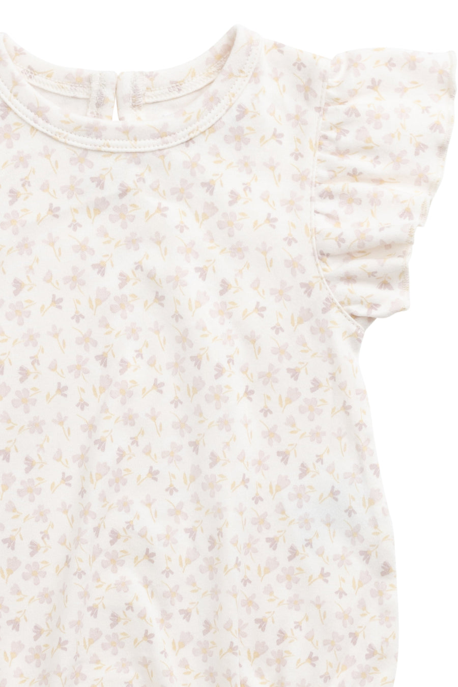 Organic Cotton Sage Onepiece - Aries Mauve Childrens Onepiece from Jamie Kay Australia