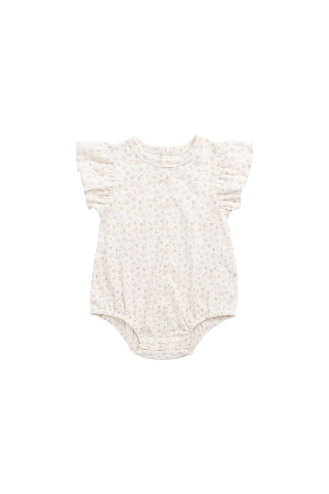 Organic Cotton Sage Onepiece - Aries Mauve Childrens Onepiece from Jamie Kay Australia