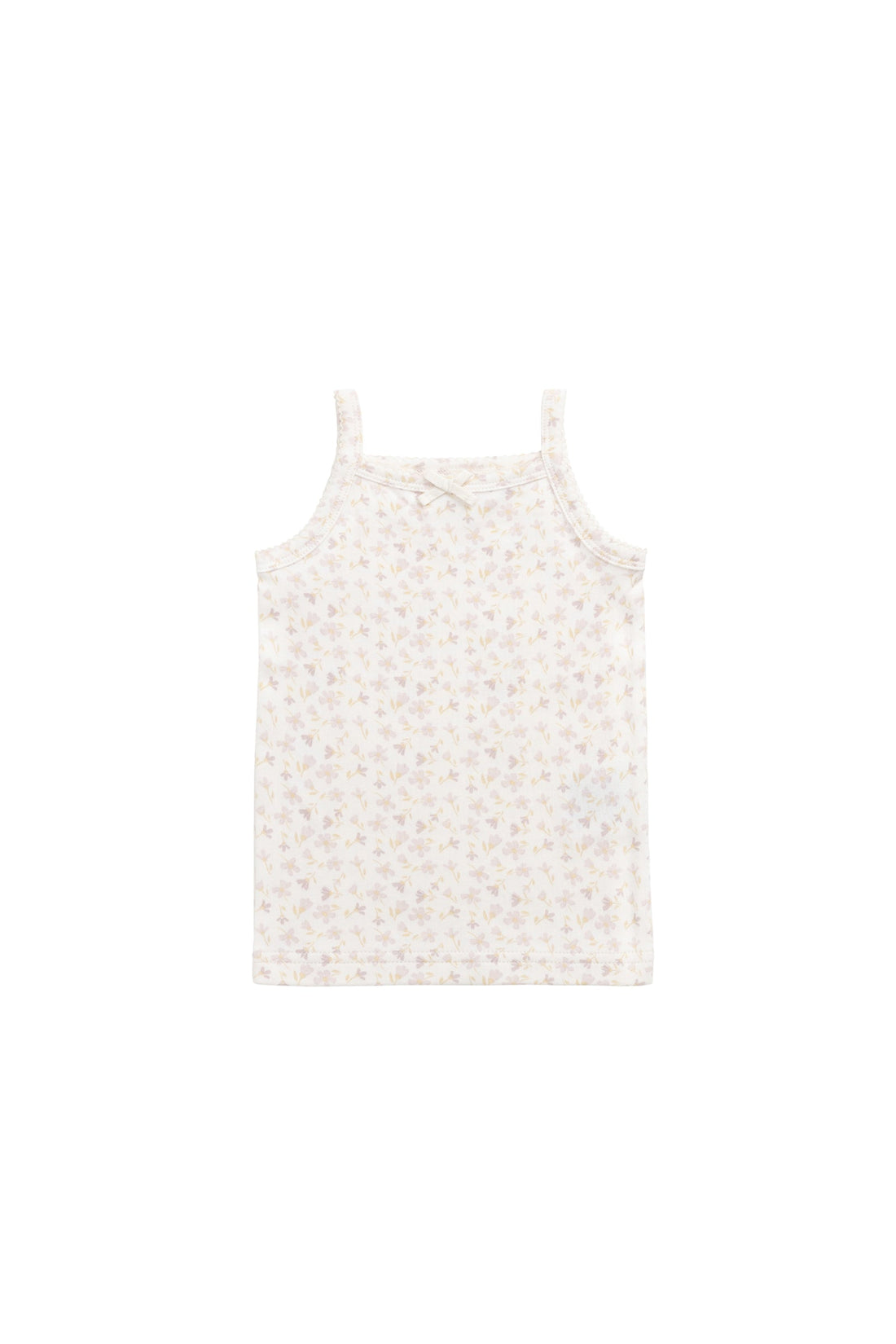 Organic Cotton Singlet - Aries Mauve Childrens Singlet from Jamie Kay Australia