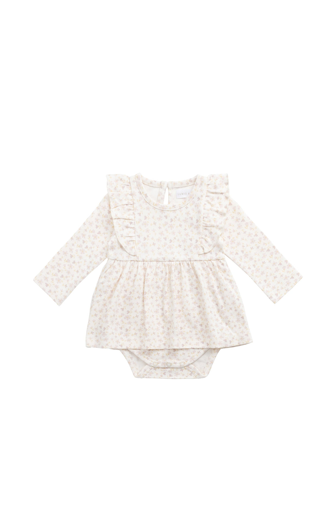 Organic Cotton Vivienne Playsuit - Aries Mauve Childrens Playsuit from Jamie Kay Australia