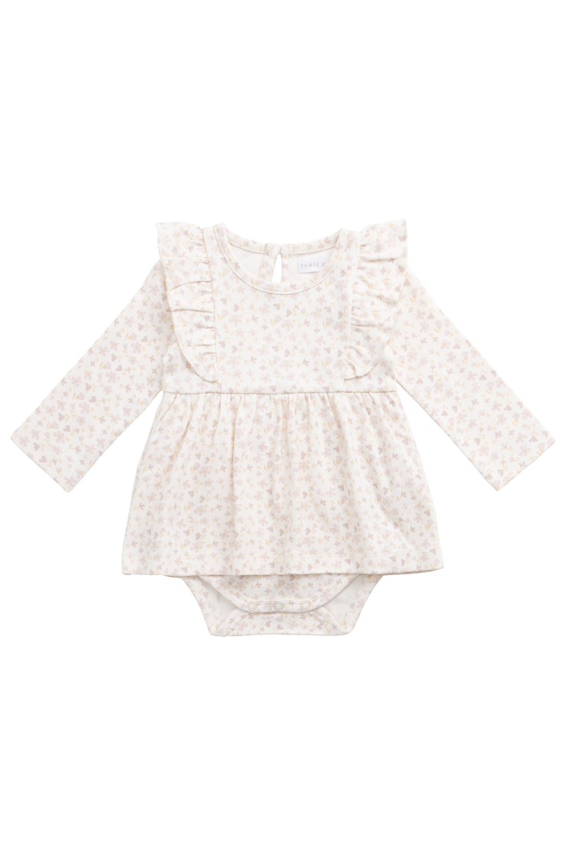 Organic Cotton Vivienne Playsuit - Aries Mauve Childrens Playsuit from Jamie Kay Australia