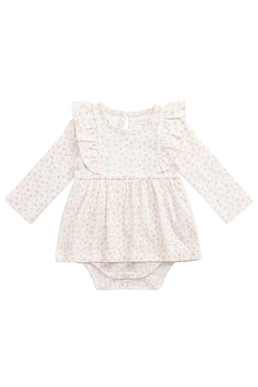 Organic Cotton Vivienne Playsuit - Aries Mauve Childrens Playsuit from Jamie Kay Australia