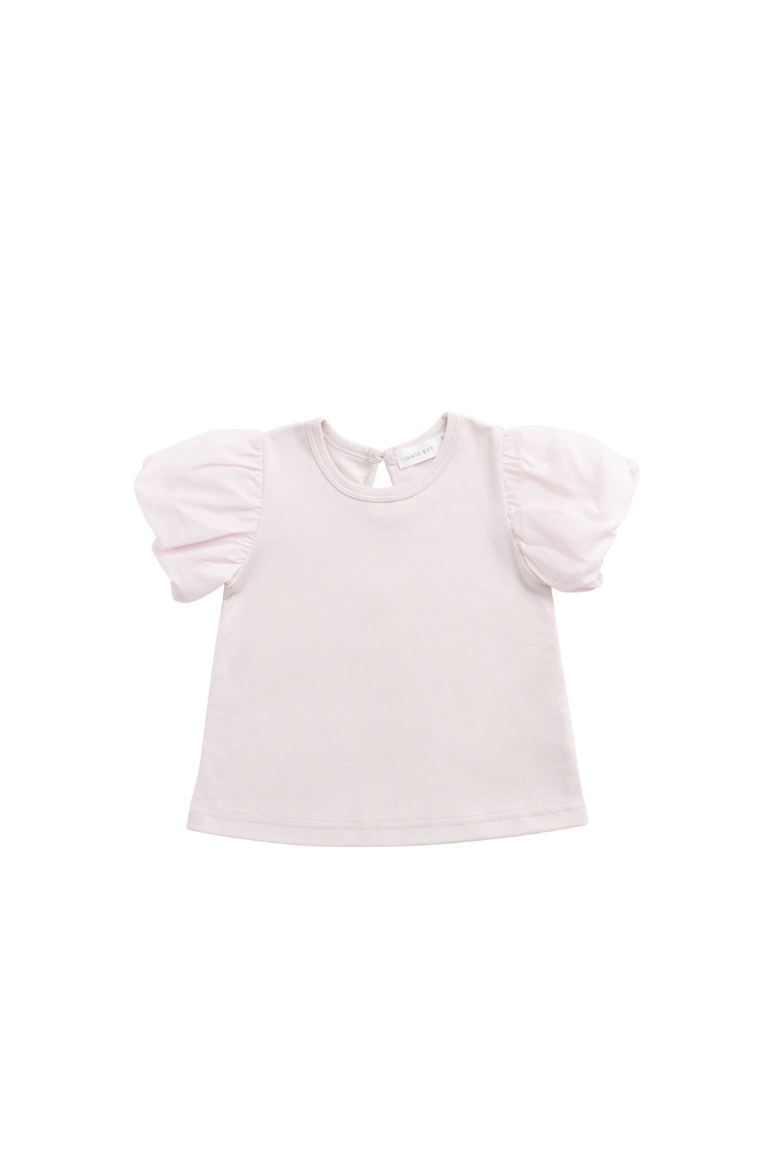 Pima Cotton Myla Top - Soft Misty Rose Childrens Top from Jamie Kay Australia
