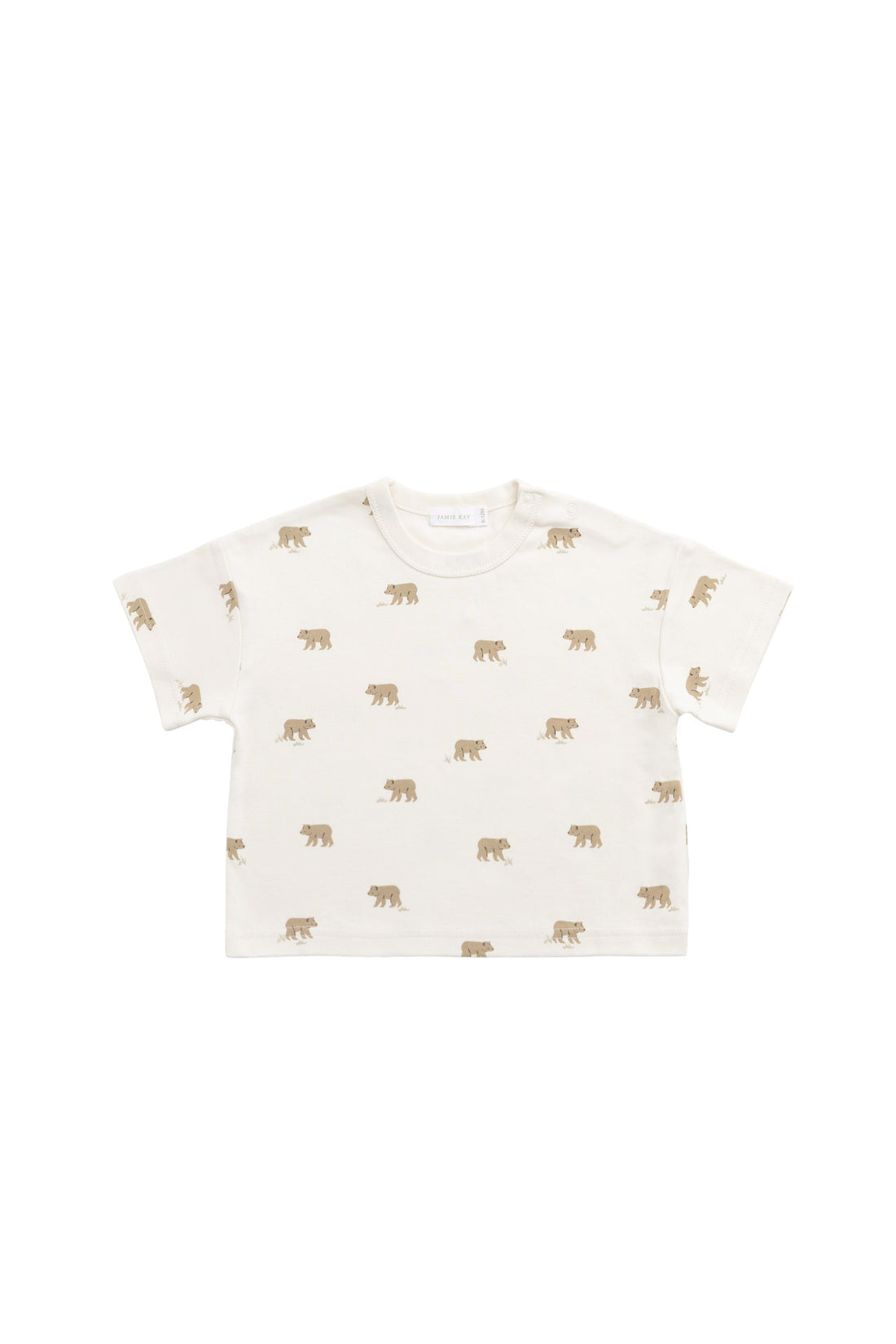 Pima Cotton Wesley Tee - Cub Walk Samoyed Childrens Top from Jamie Kay Australia