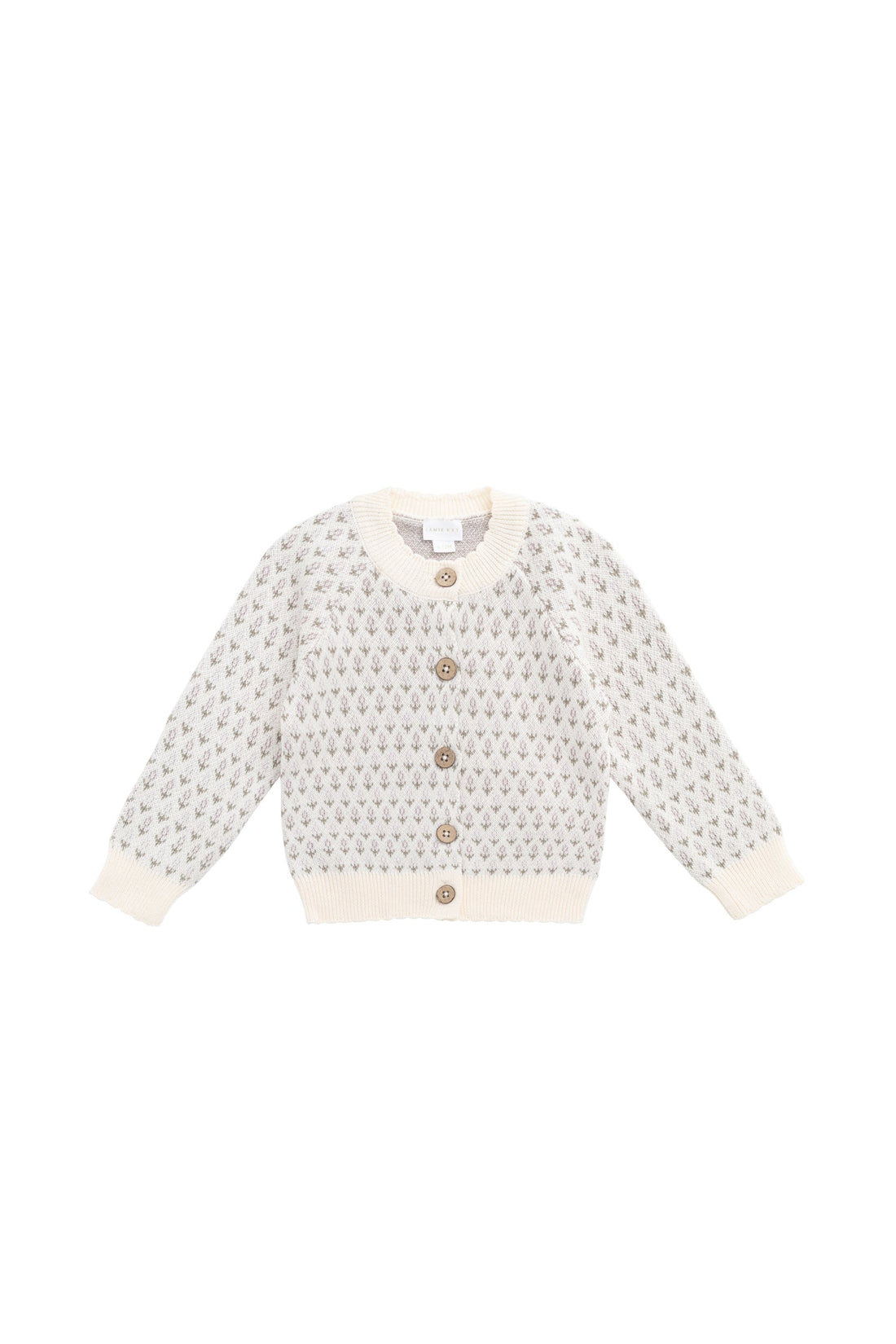 Savannah Jacquard Cardigan - Sheer Pink Childrens Cardigan from Jamie Kay Australia