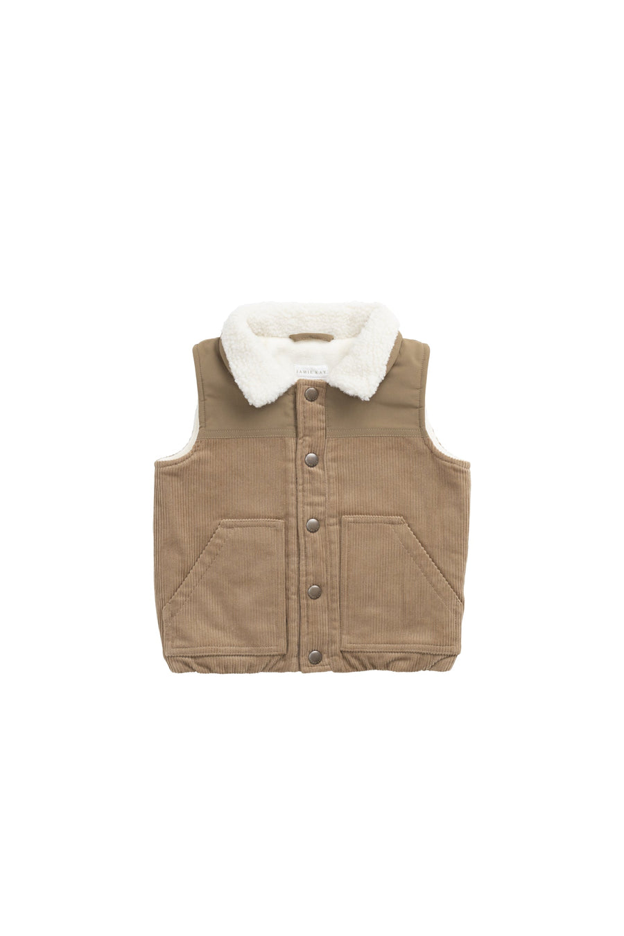 Spencer Vest - Brioche/Pecan Childrens Top from Jamie Kay Australia