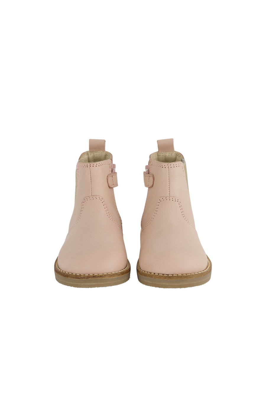 Leather Boot with Elastic Side - Blush Childrens Footwear from Jamie Kay Australia