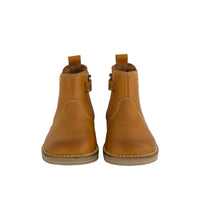 Leather Boot with Elastic Side - Tan Childrens Footwear from Jamie Kay Australia