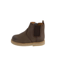 Leather Boot with Elastic Side - Espresso Childrens Footwear from Jamie Kay Australia