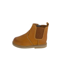 Leather Boot with Elastic Side - Tan Childrens Footwear from Jamie Kay Australia