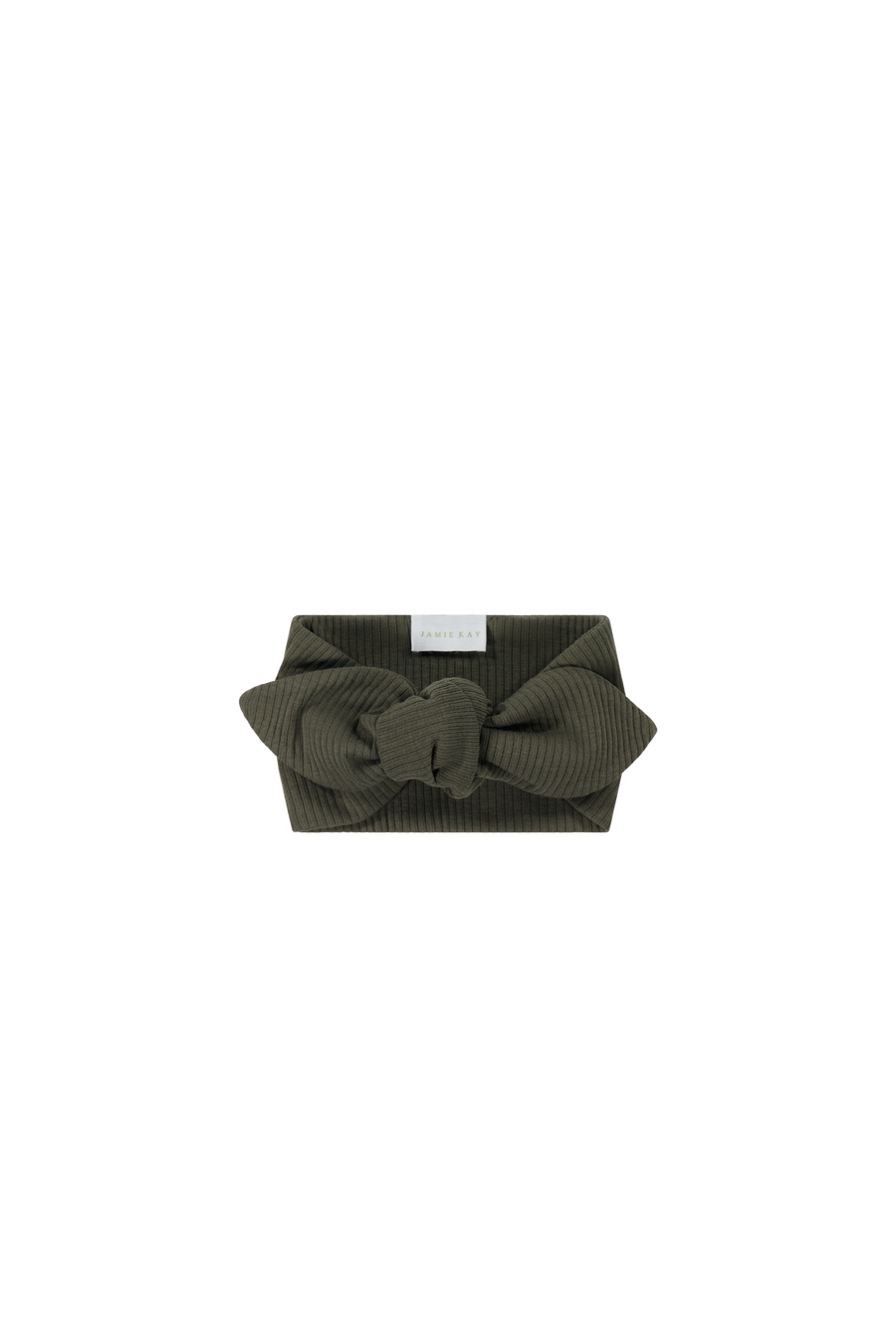 Organic Cotton Modal Headband - Olive Childrens Headband from Jamie Kay Australia