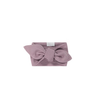 Organic Cotton Modal Headband - Periwinkle Childrens Headband from Jamie Kay Australia