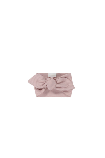 Organic Cotton Modal Headband - Powder Pink Childrens Headband from Jamie Kay Australia