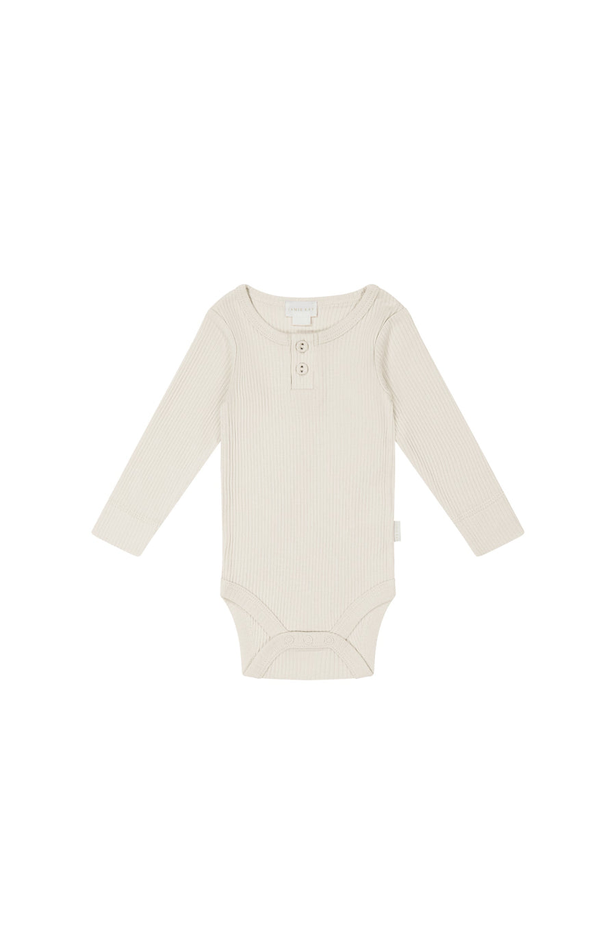 Organic Cotton Modal Long Sleeve Bodysuit  - Milk Childrens Bodysuit from Jamie Kay Australia